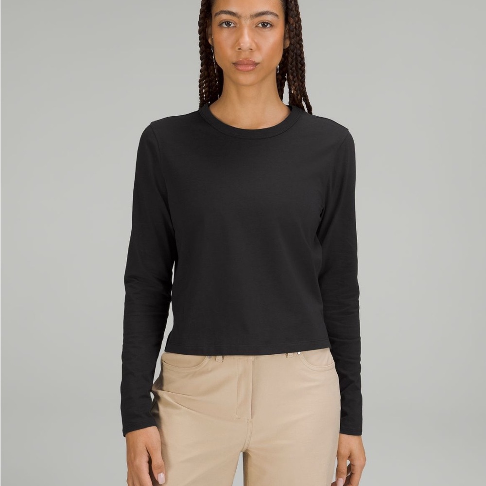 Classic-Fit Cotton-Blend Long-Sleeve